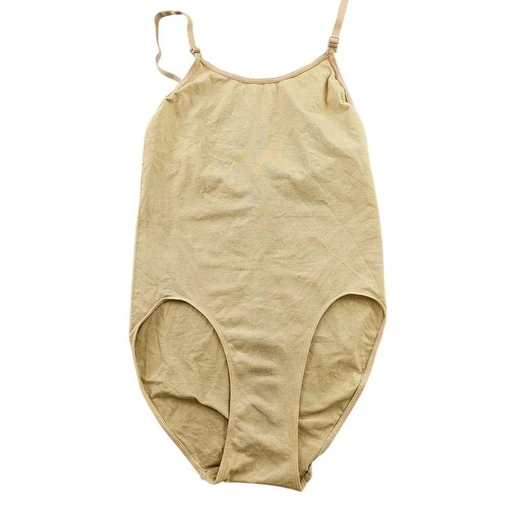 Girls Ballet‎ Leotards Beige Regular Fit Stretch Comfortable Adjustable Straps